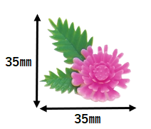 905_サンプル造花 A-59 豆菊 ピンク 100個入り