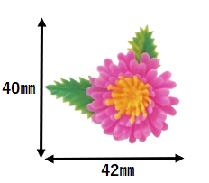 108_A-63 ミニ菊 ピンクツートン(400個)