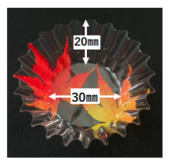 215_07AA-111 フレッシュ生ケース小 もみじ赤(200枚)